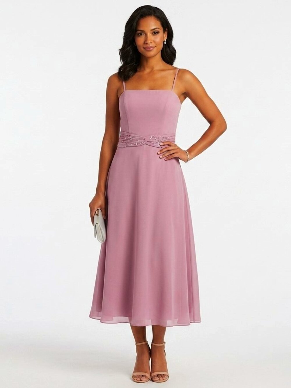 Raylia Designs "Orchid" Chiffon Cocktail/Bridesmaid Dress NWT- Sz. 6